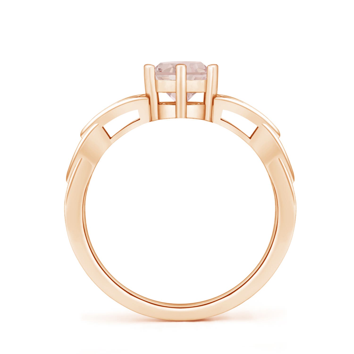 A - Morganite / 0.7 CT / 14 KT Rose Gold