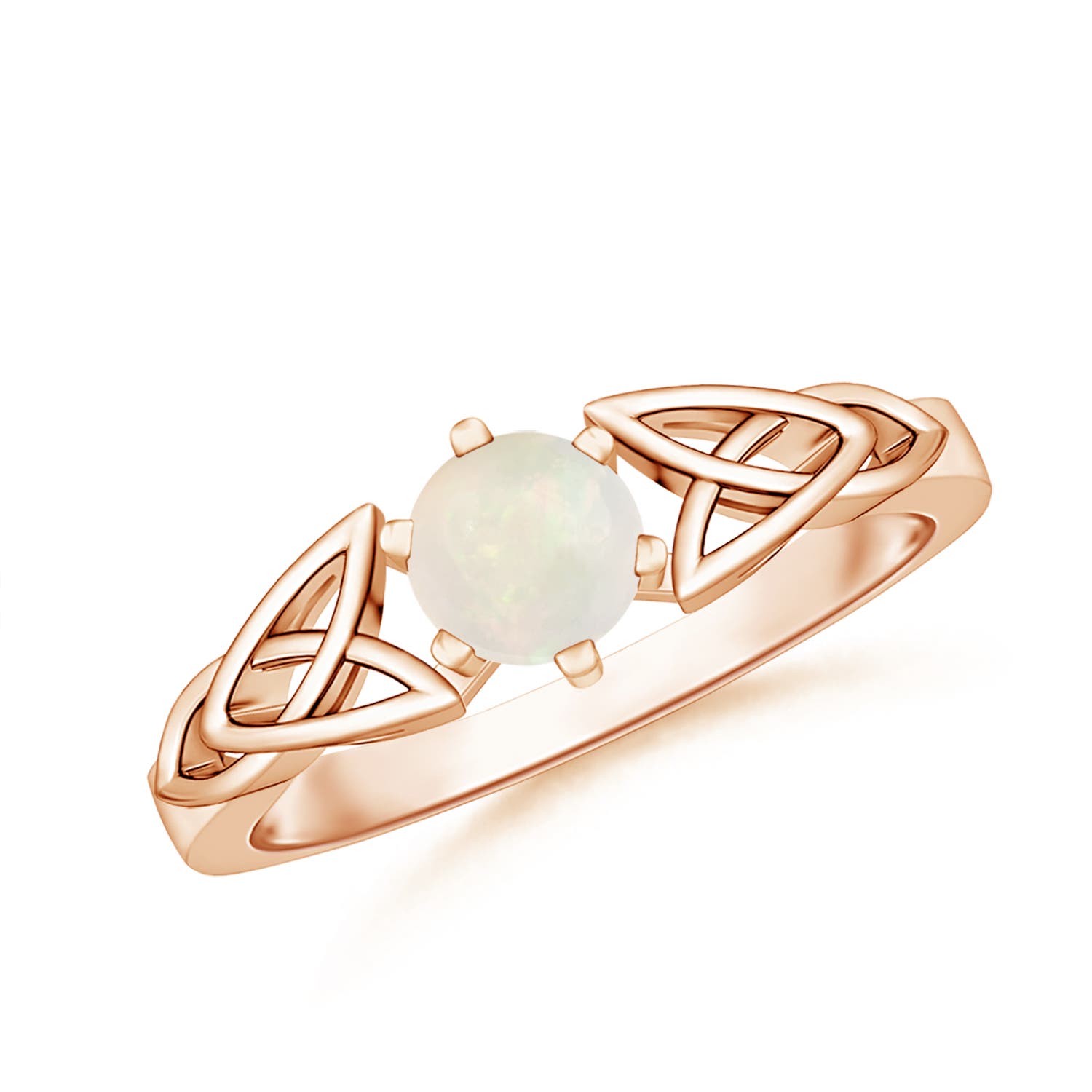 A - Opal / 0.33 CT / 14 KT Rose Gold