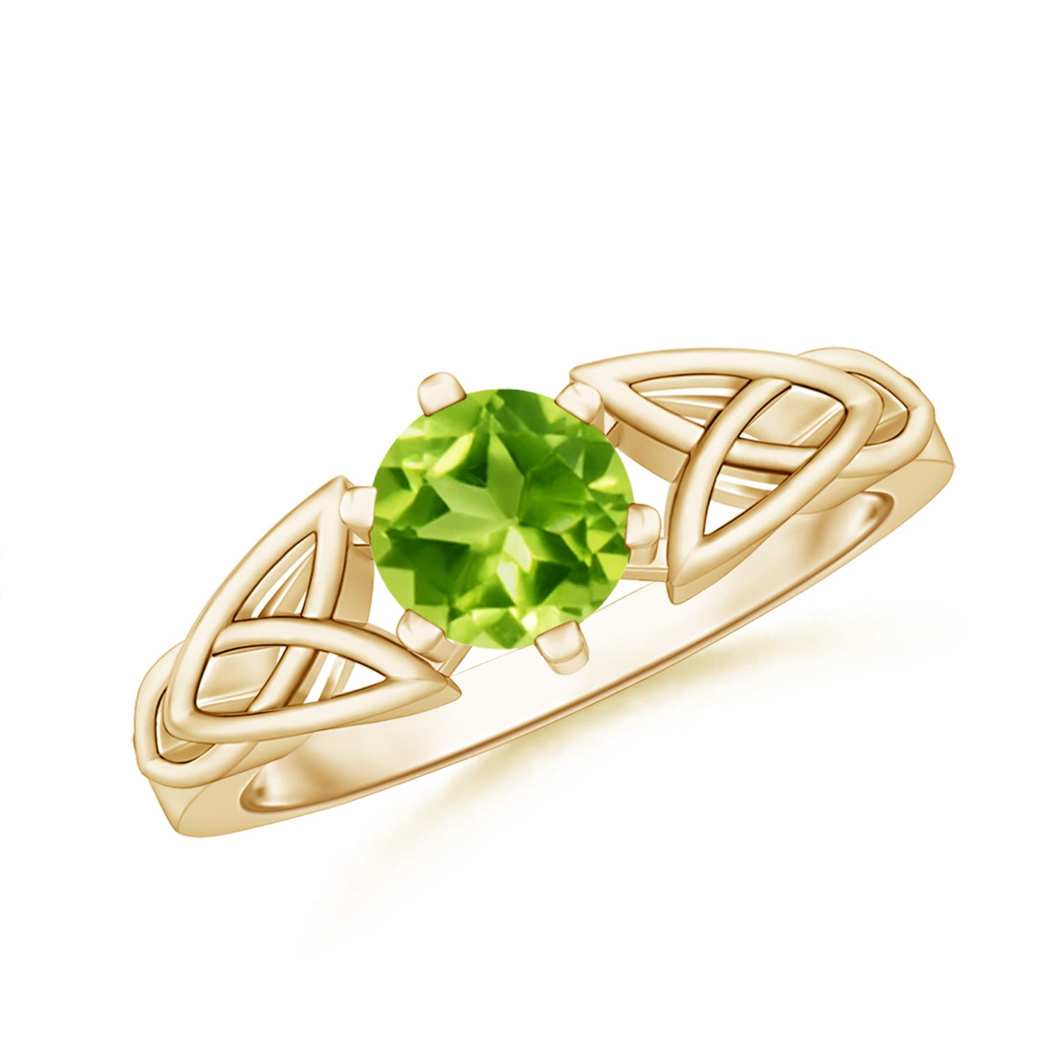 AAA - Peridot / 0.95 CT / 14 KT Yellow Gold