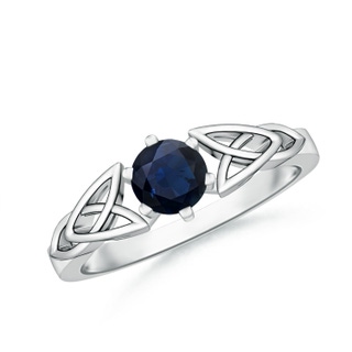 Round A Blue Sapphire