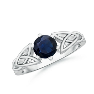 Round A Blue Sapphire