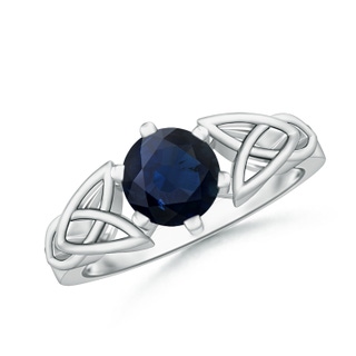 Round A Blue Sapphire
