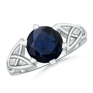 Round A Blue Sapphire