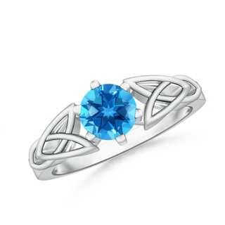 Round AAAA Swiss Blue Topaz