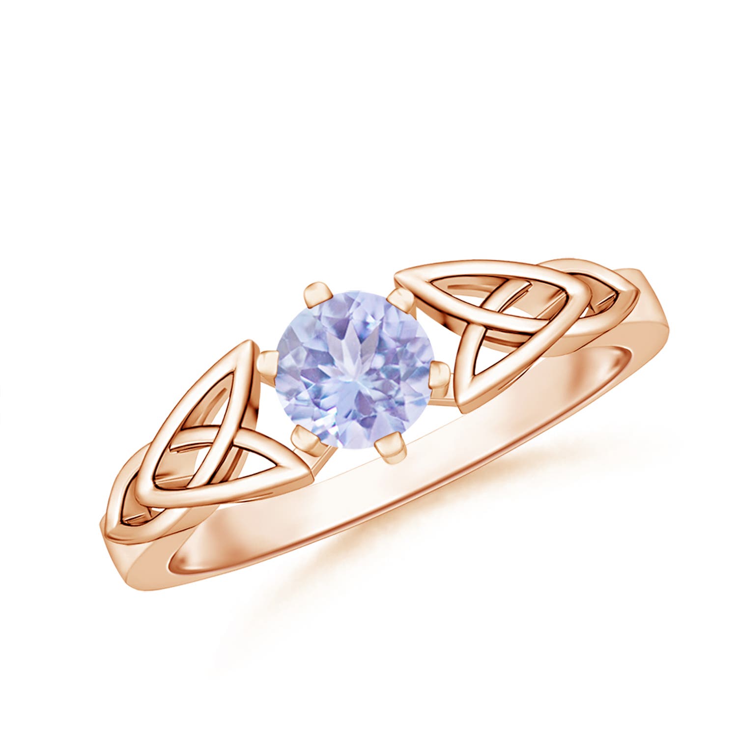 A - Tanzanite / 0.5 CT / 14 KT Rose Gold