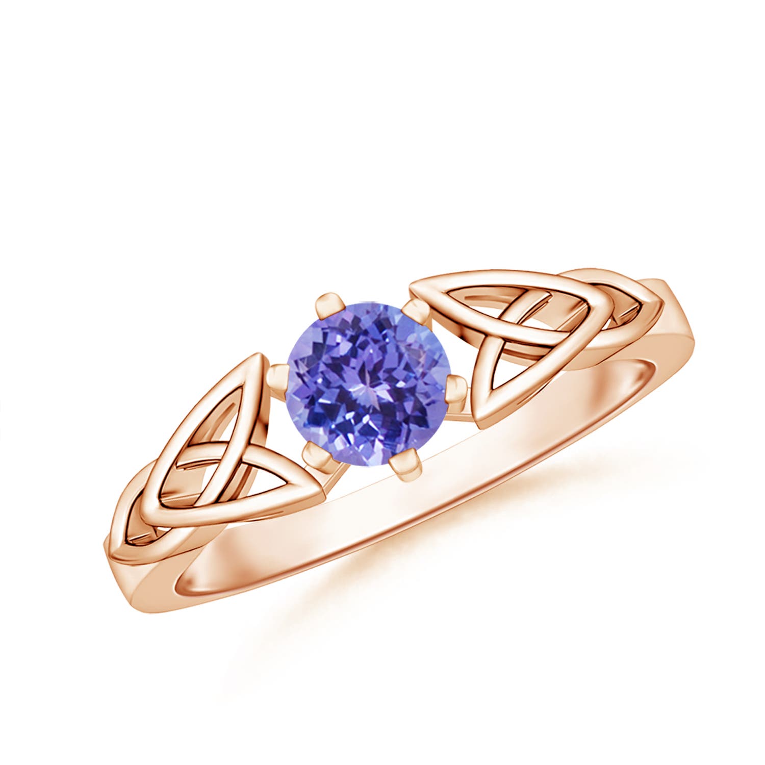 AAA - Tanzanite / 0.5 CT / 14 KT Rose Gold