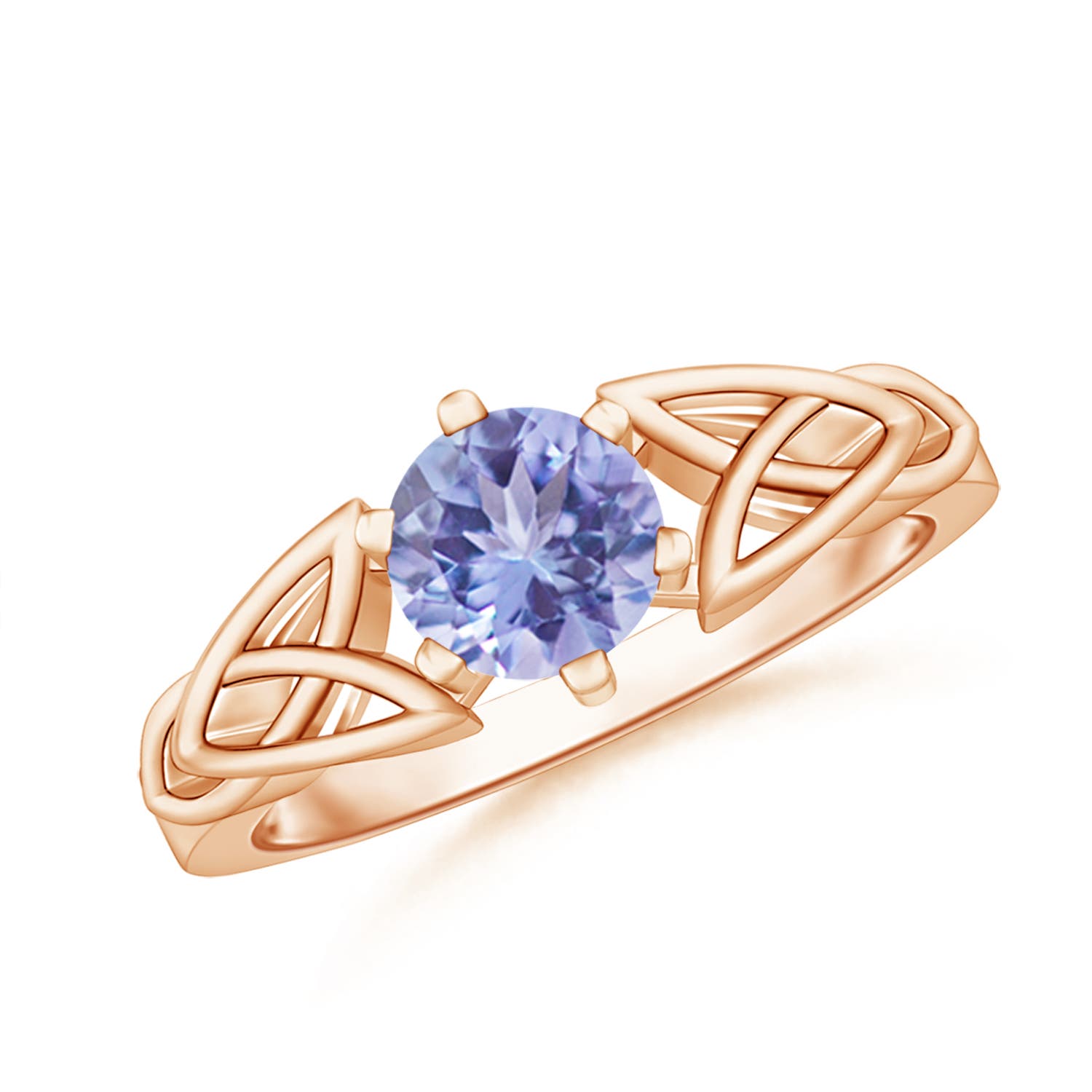 A - Tanzanite / 0.9 CT / 14 KT Rose Gold