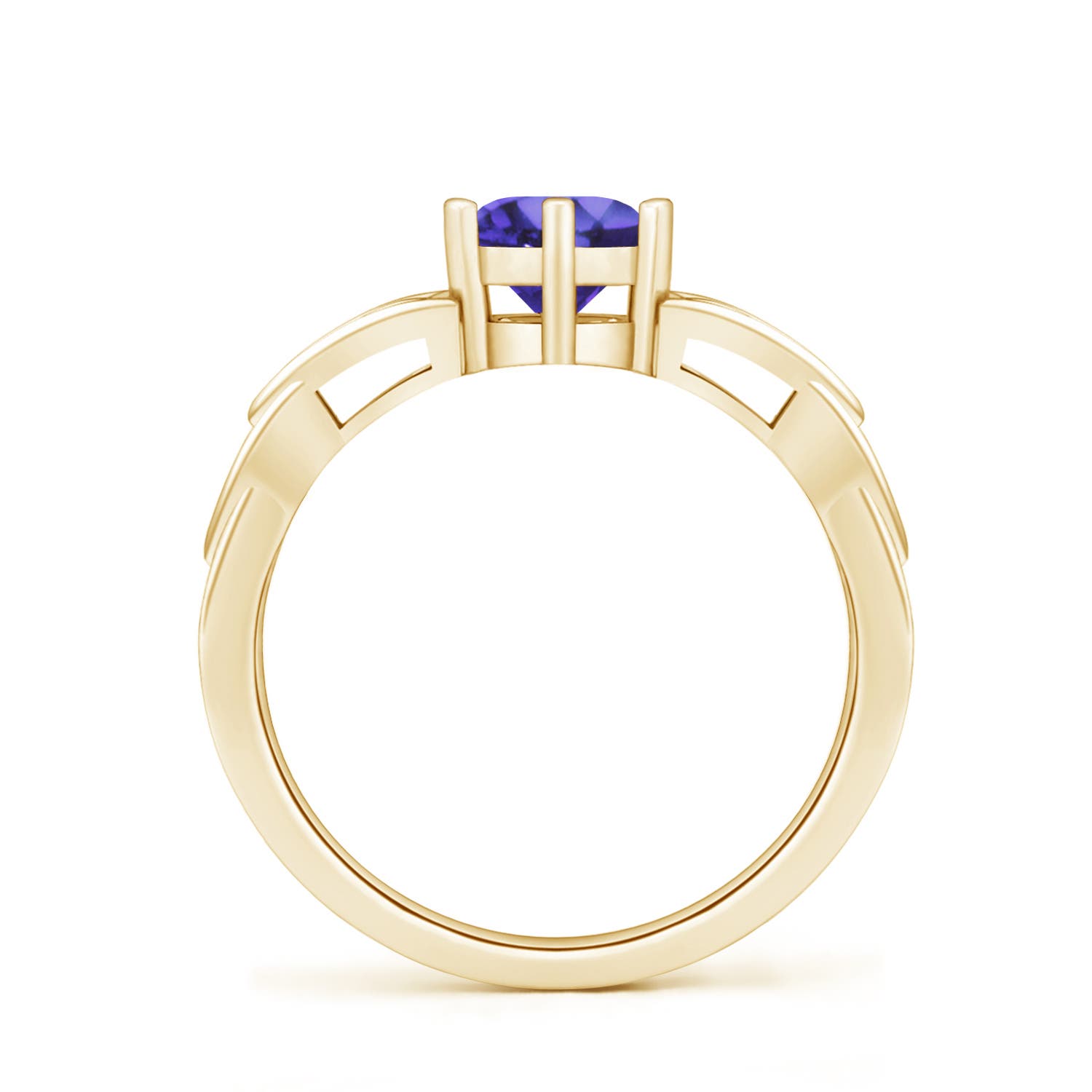 AA - Tanzanite / 0.9 CT / 14 KT Yellow Gold