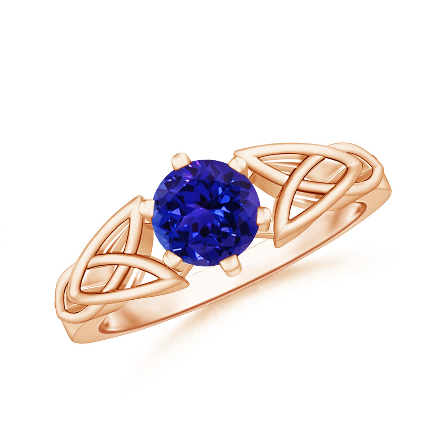 AAAA - Tanzanite / 0.9 CT / 14 KT Rose Gold