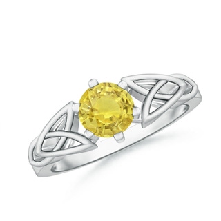 Round AA Yellow Sapphire