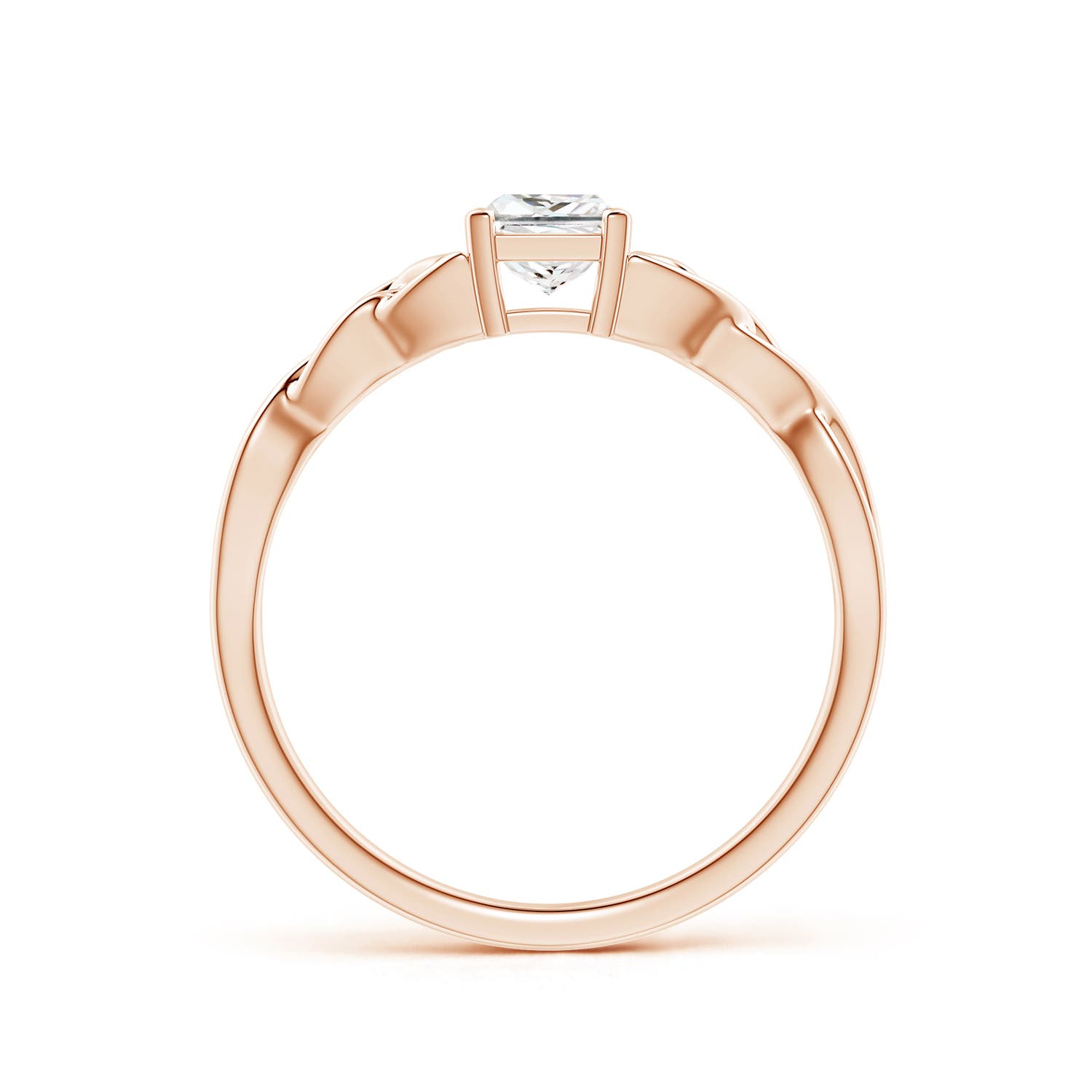 F-G, VS / 0.5 CT / 14 KT Rose Gold