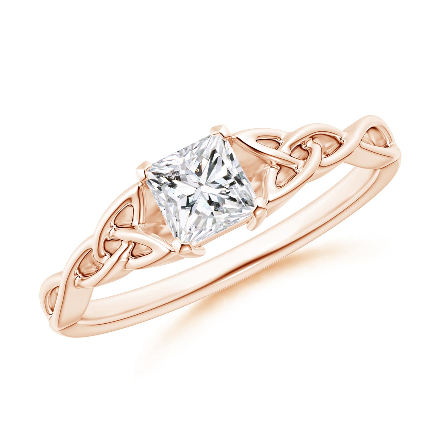 H, SI2 / 0.5 CT / 14 KT Rose Gold