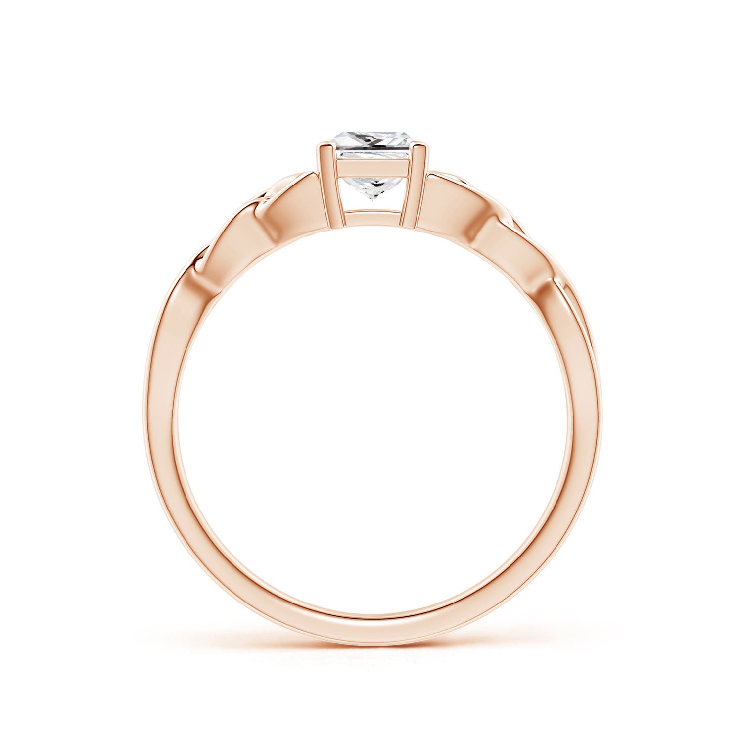 H, SI2 / 0.5 CT / 14 KT Rose Gold