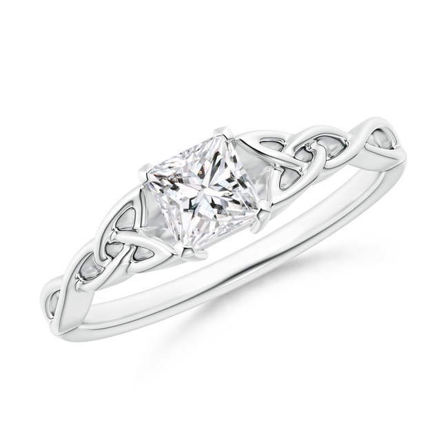 Princess-Cut Diamond Solitaire Engagement Ring | Angara