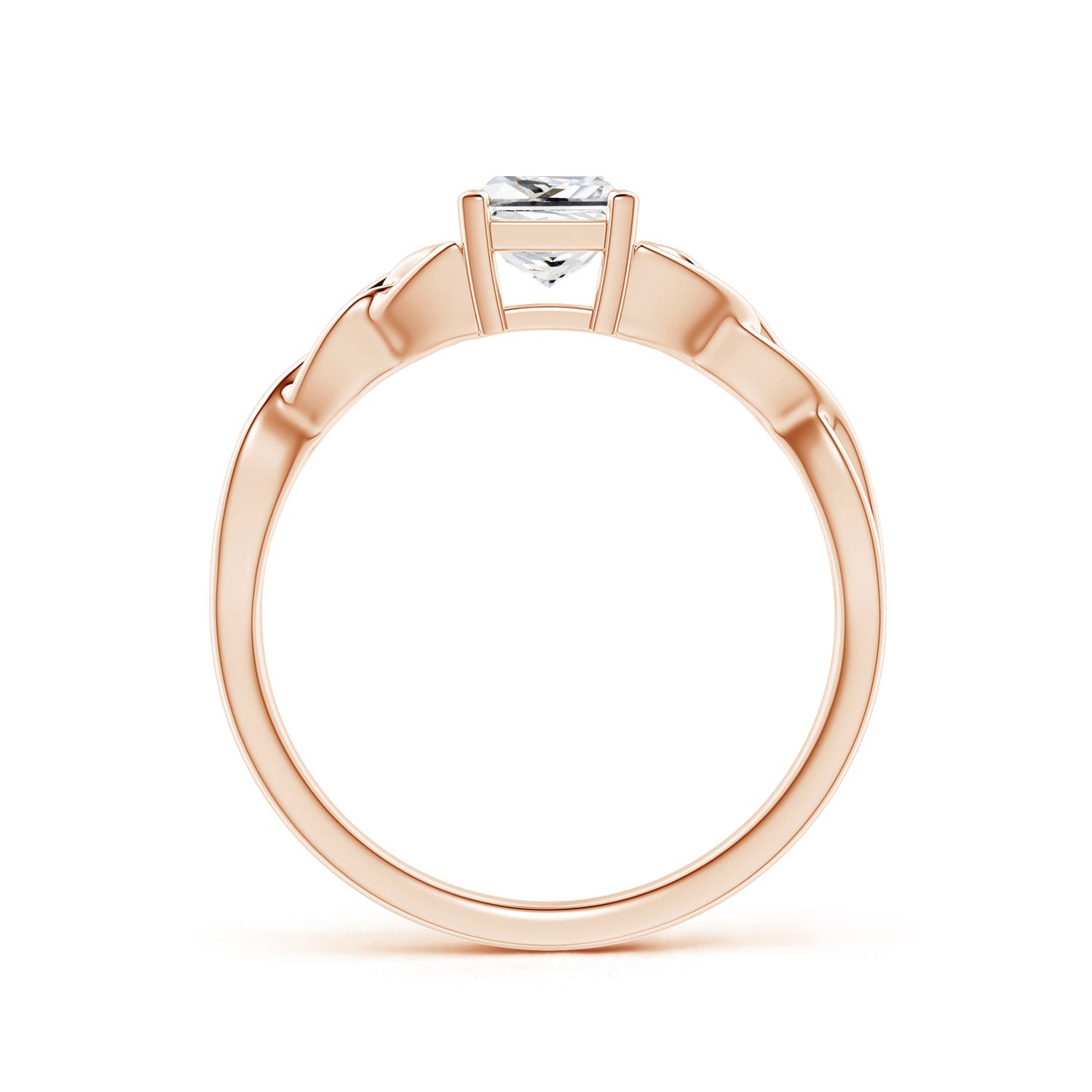 H, SI2 / 0.65 CT / 14 KT Rose Gold