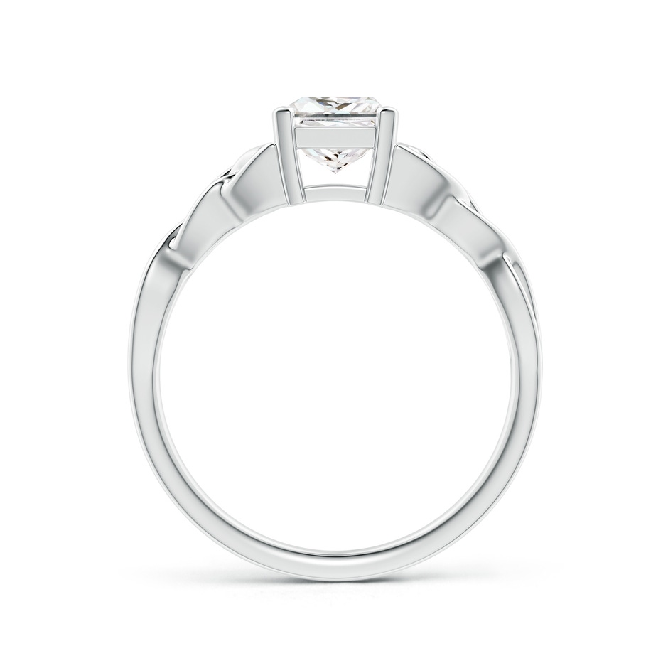 5.5mm GVS2 Solitaire Princess-Cut Diamond Celtic Knot Ring in P950 Platinum side-1