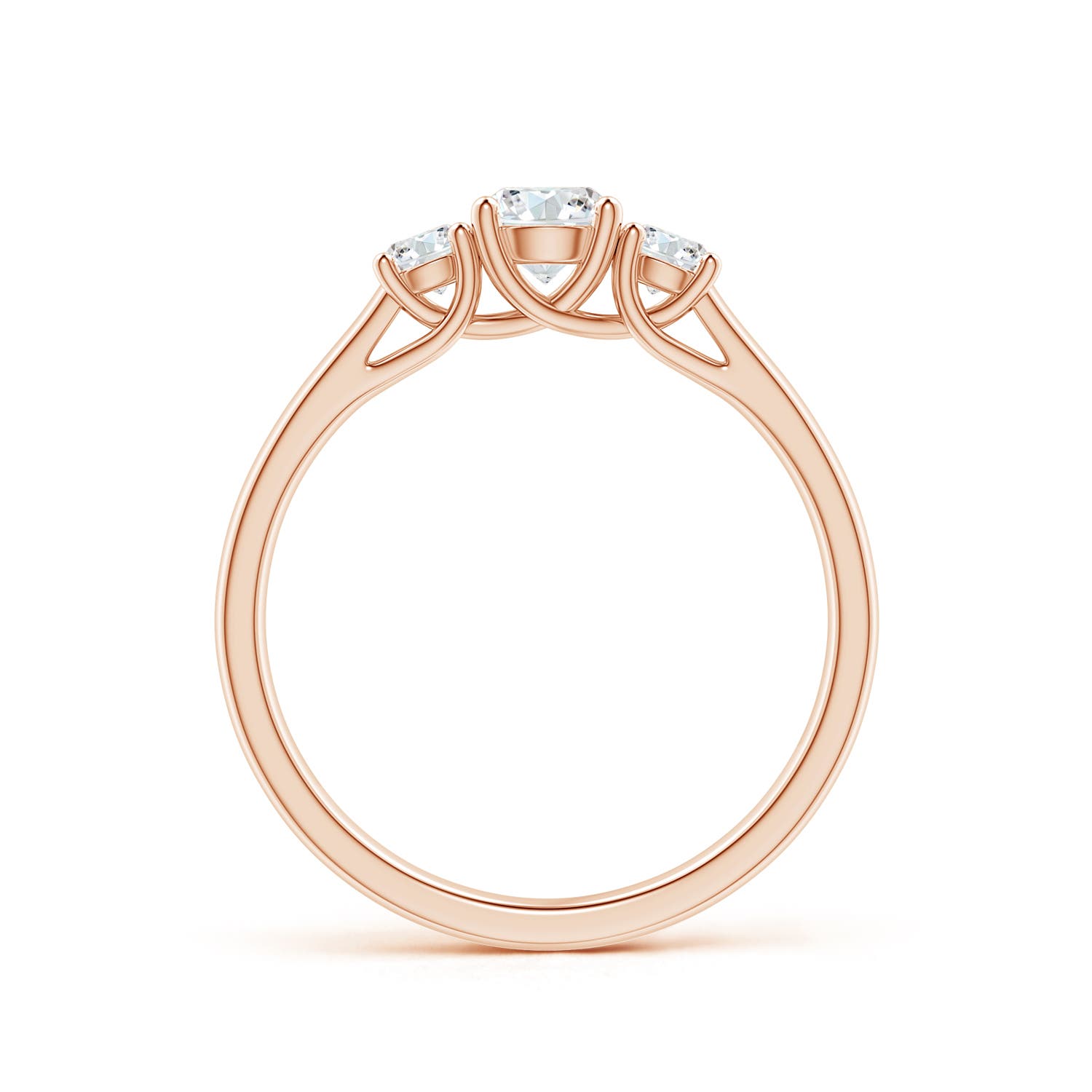 F-G, VS / 0.74 CT / 14 KT Rose Gold