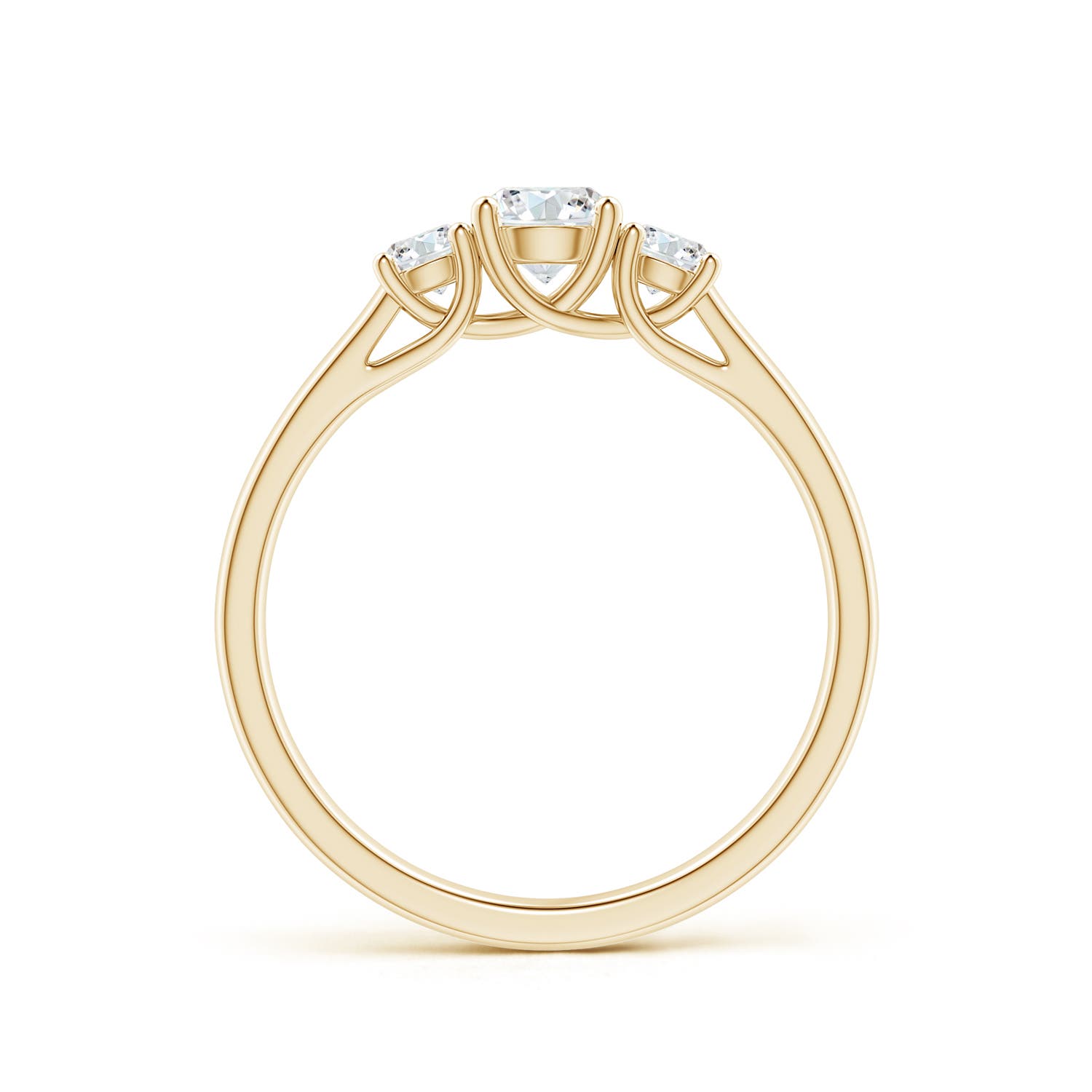 F-G, VS / 0.74 CT / 14 KT Yellow Gold