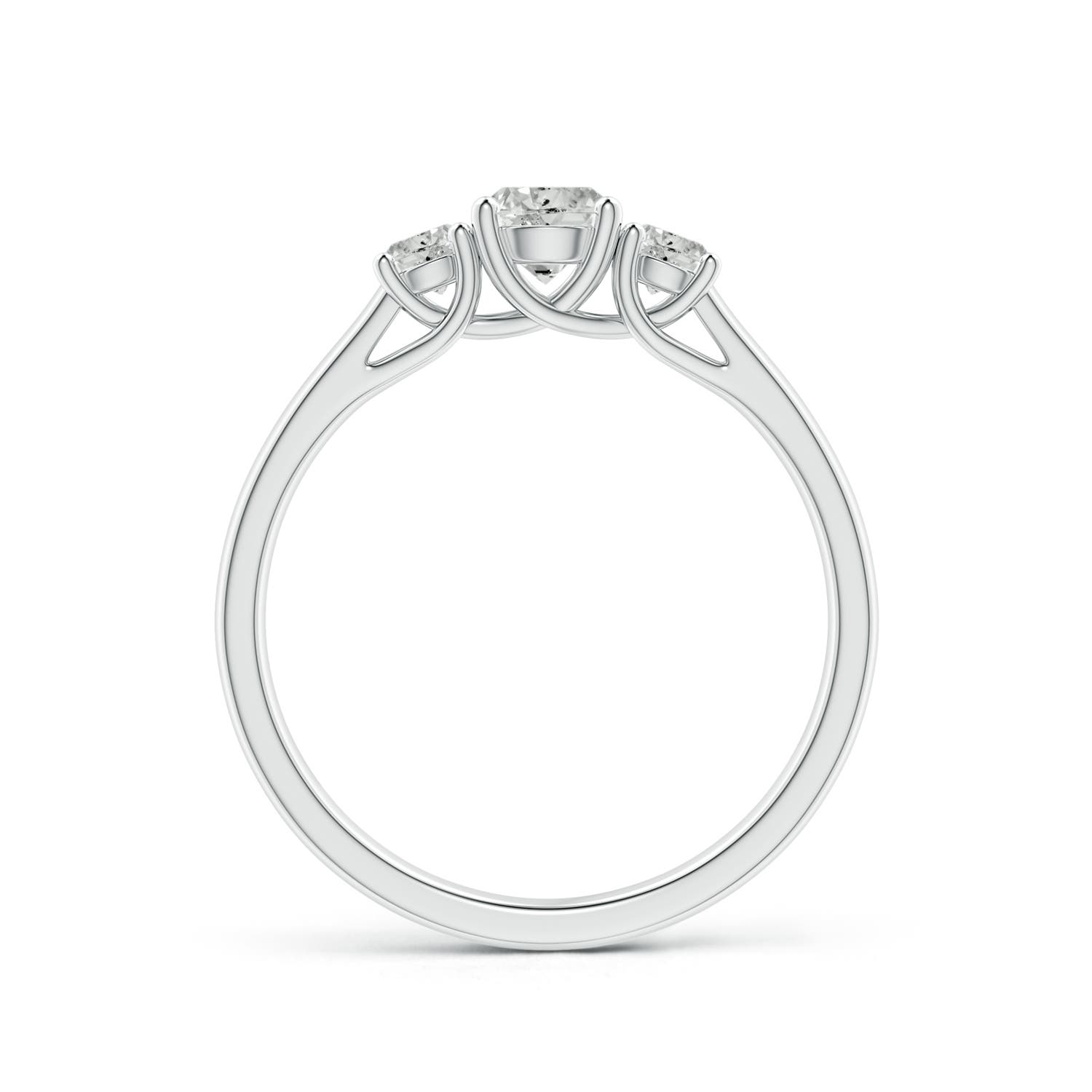 K, I3 / 0.74 CT / 14 KT White Gold