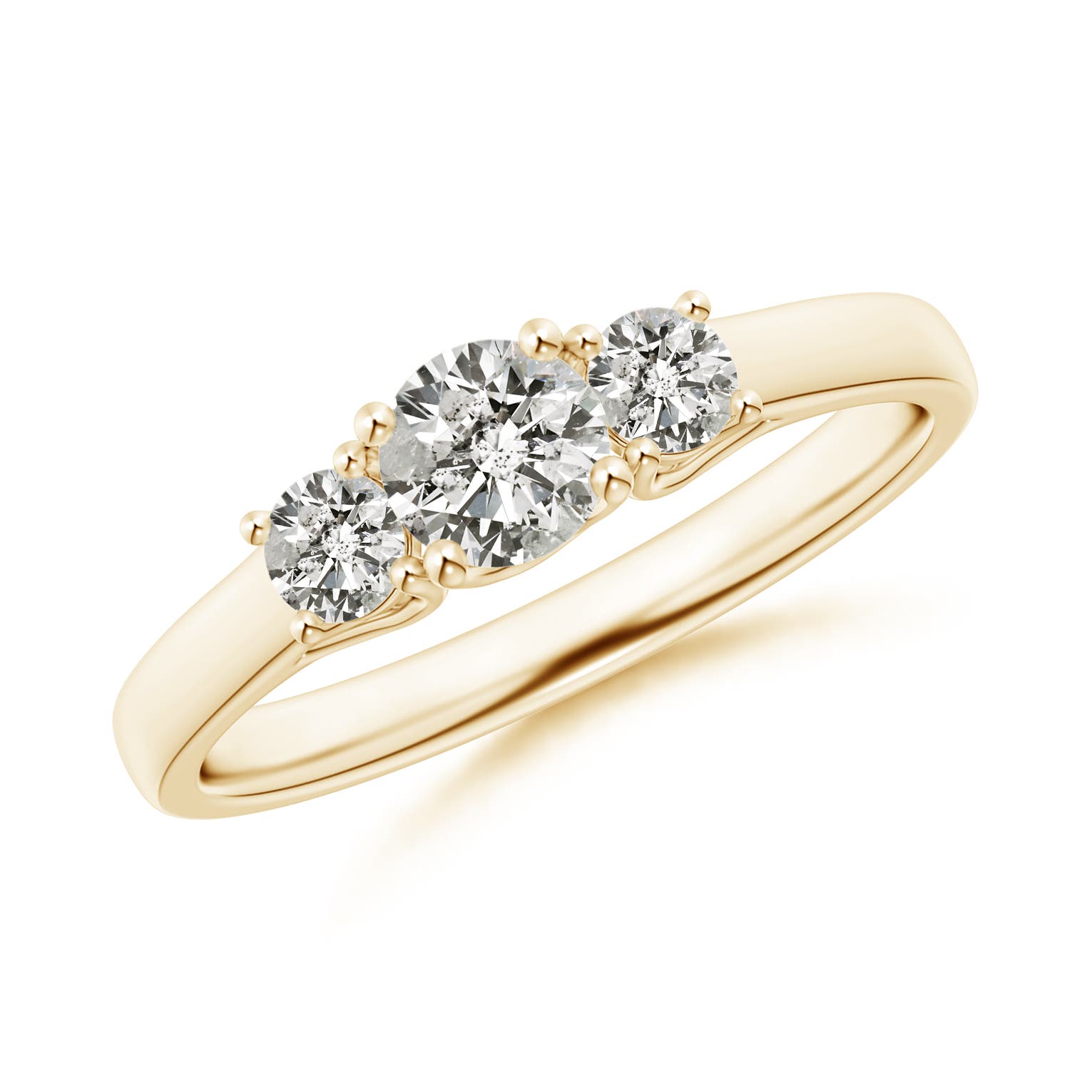 K, I3 / 0.74 CT / 14 KT Yellow Gold