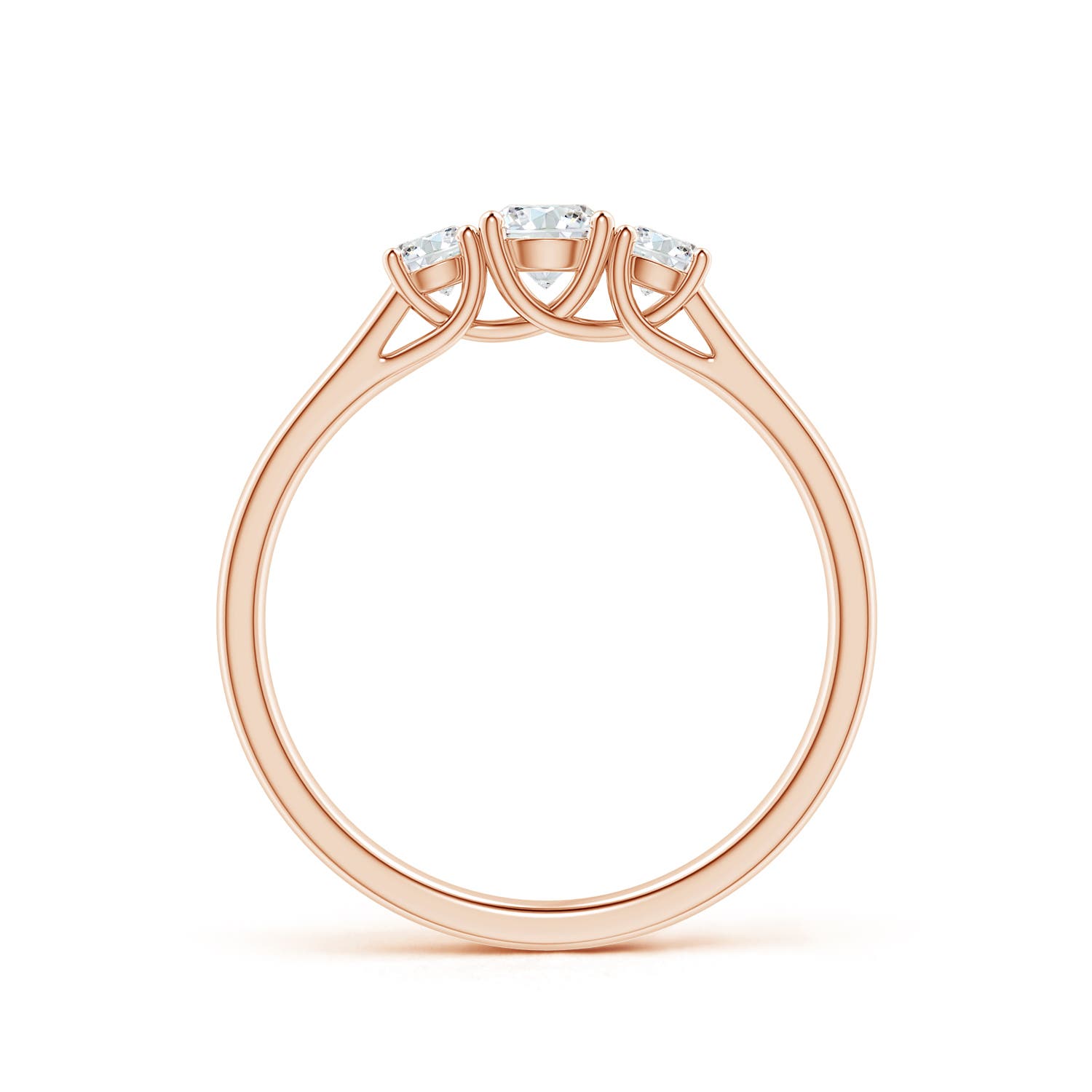 F-G, VS / 0.48 CT / 14 KT Rose Gold