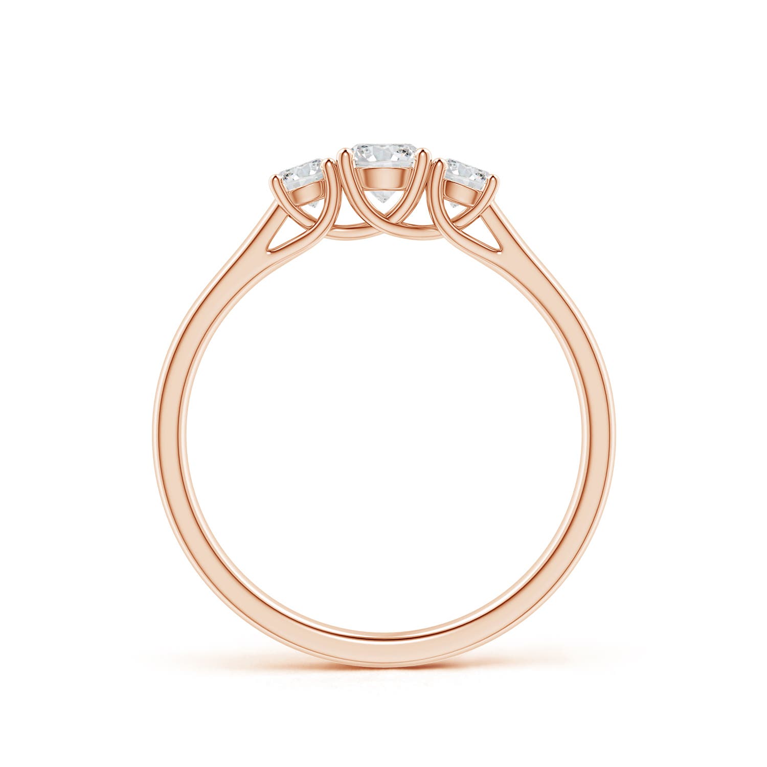 H, SI2 / 0.48 CT / 14 KT Rose Gold