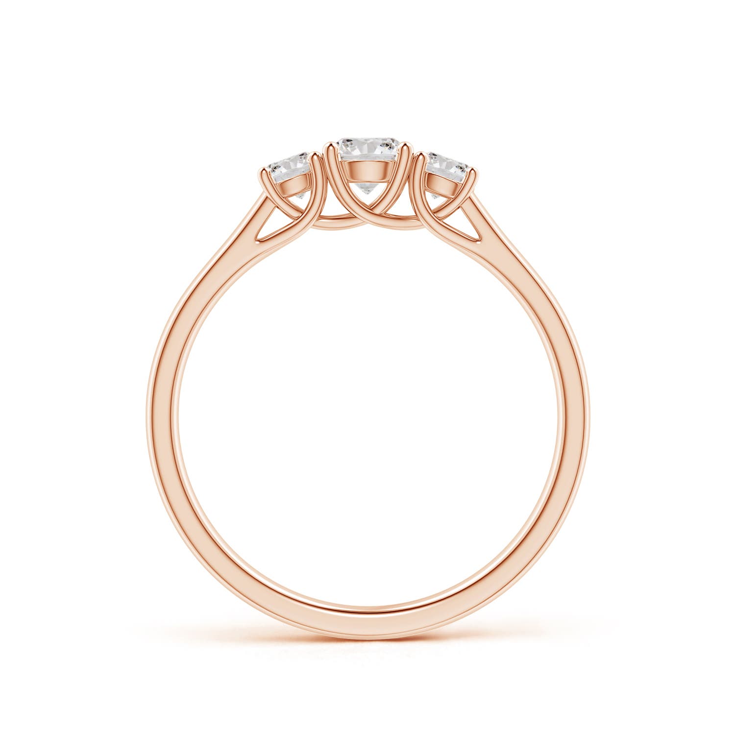 I-J, I1-I2 / 0.48 CT / 14 KT Rose Gold