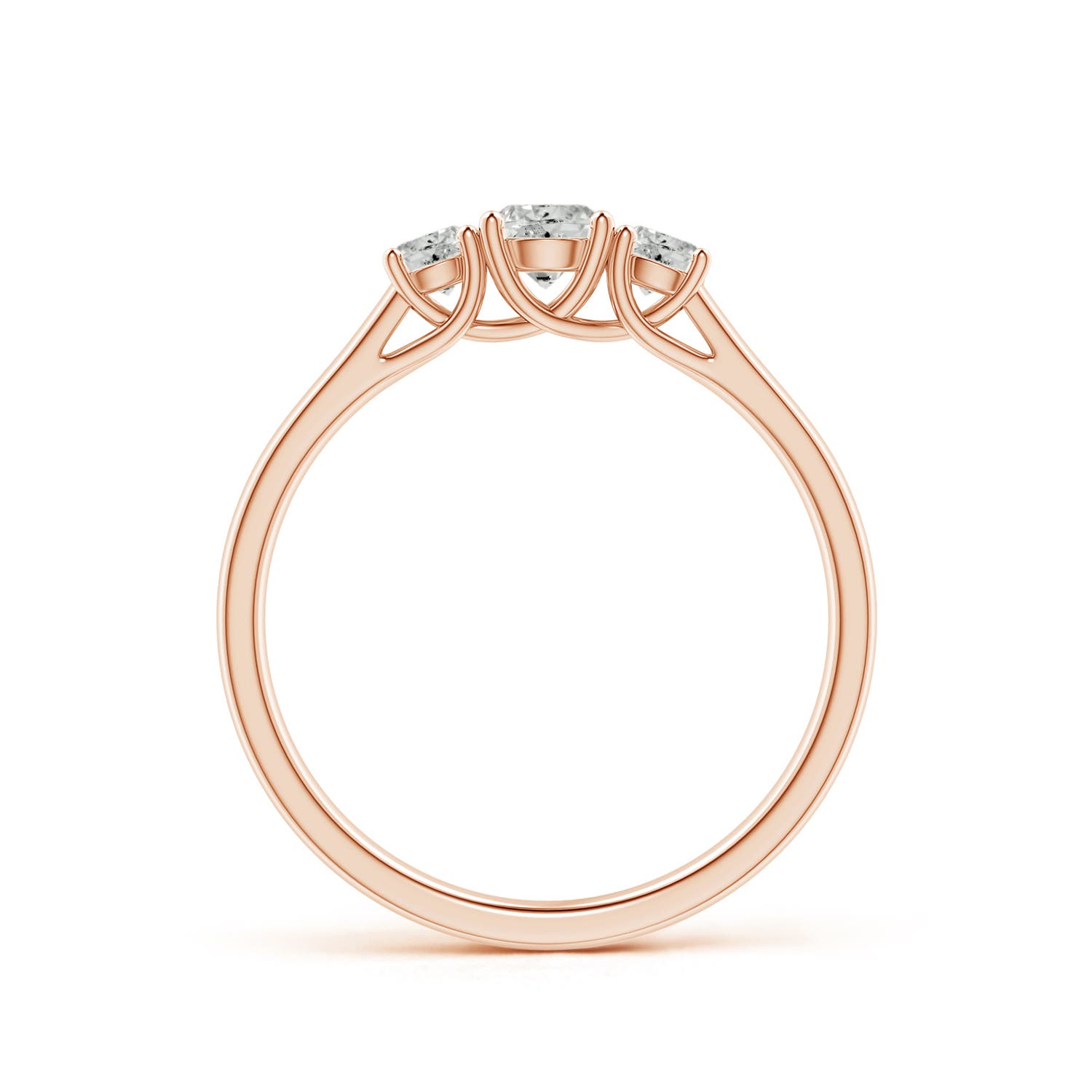 K, I3 / 0.48 CT / 14 KT Rose Gold