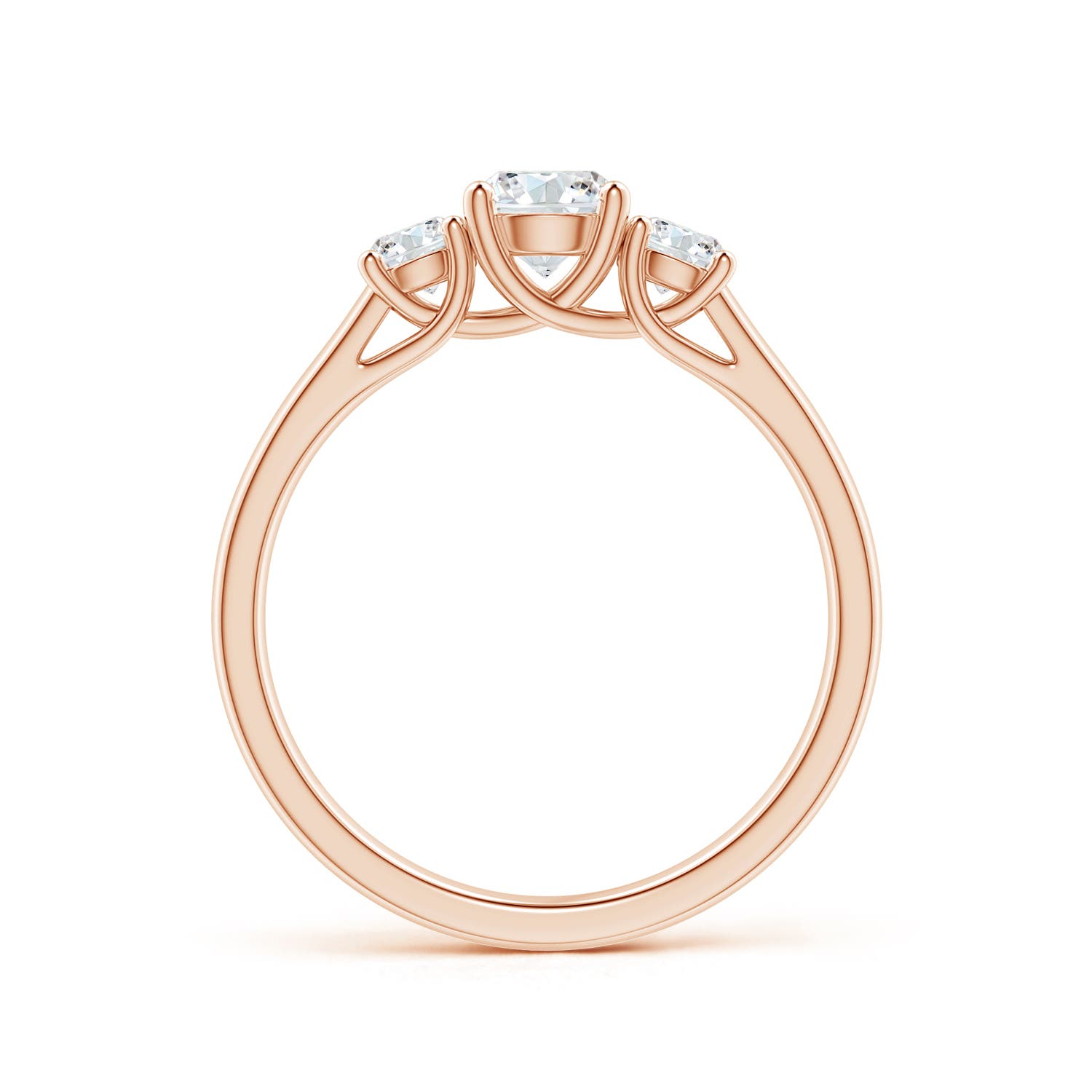 F-G, VS / 1 CT / 14 KT Rose Gold