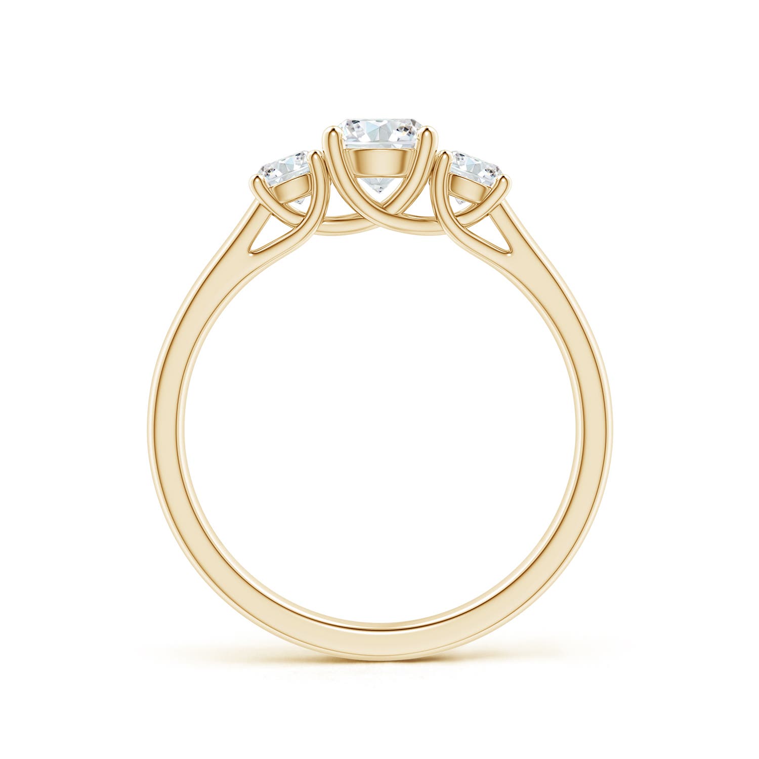 F-G, VS / 1 CT / 14 KT Yellow Gold