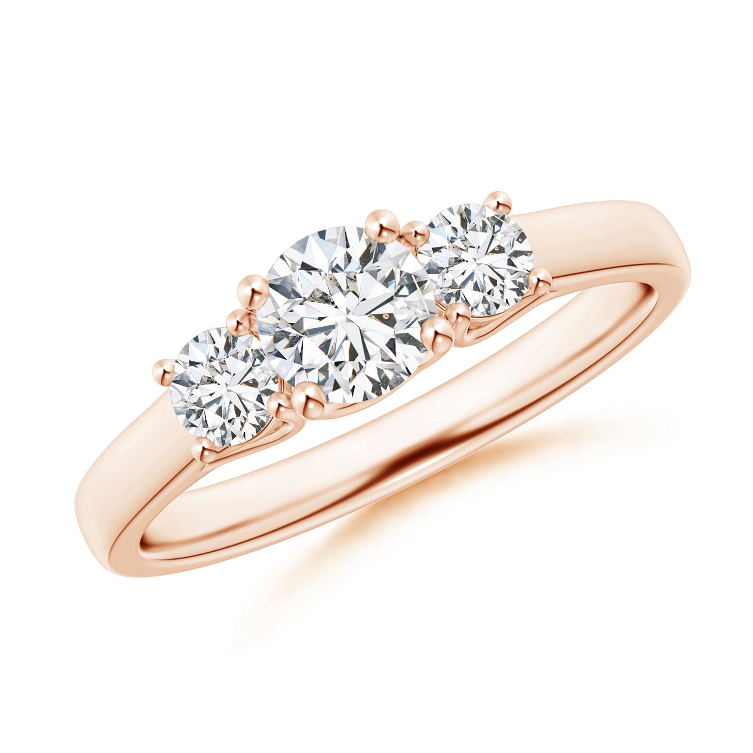 H, SI2 / 1 CT / 14 KT Rose Gold