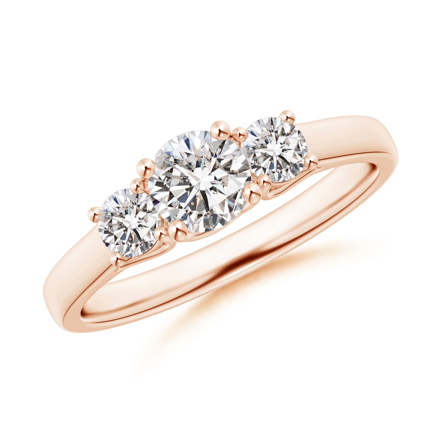 I-J, I1-I2 / 1 CT / 14 KT Rose Gold