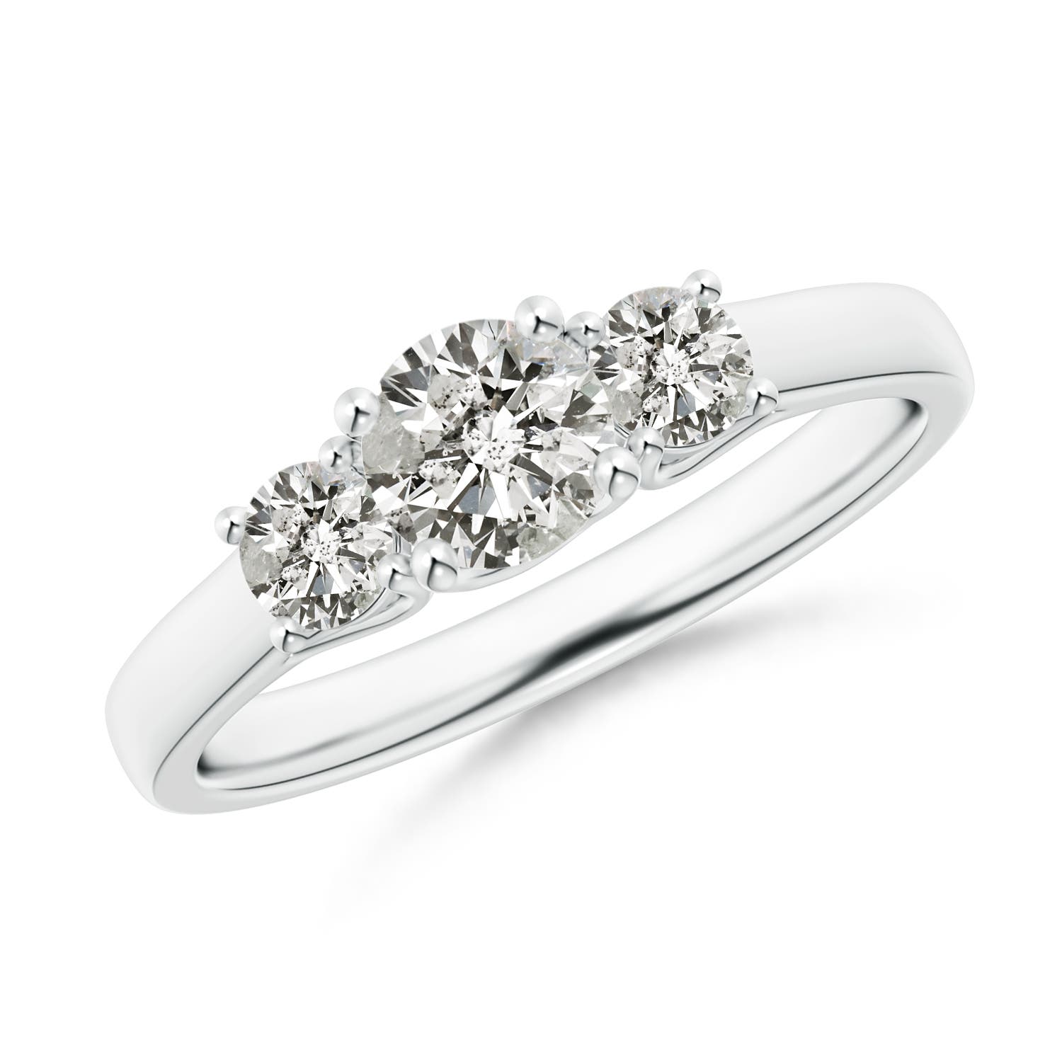 K, I3 / 1 CT / 14 KT White Gold