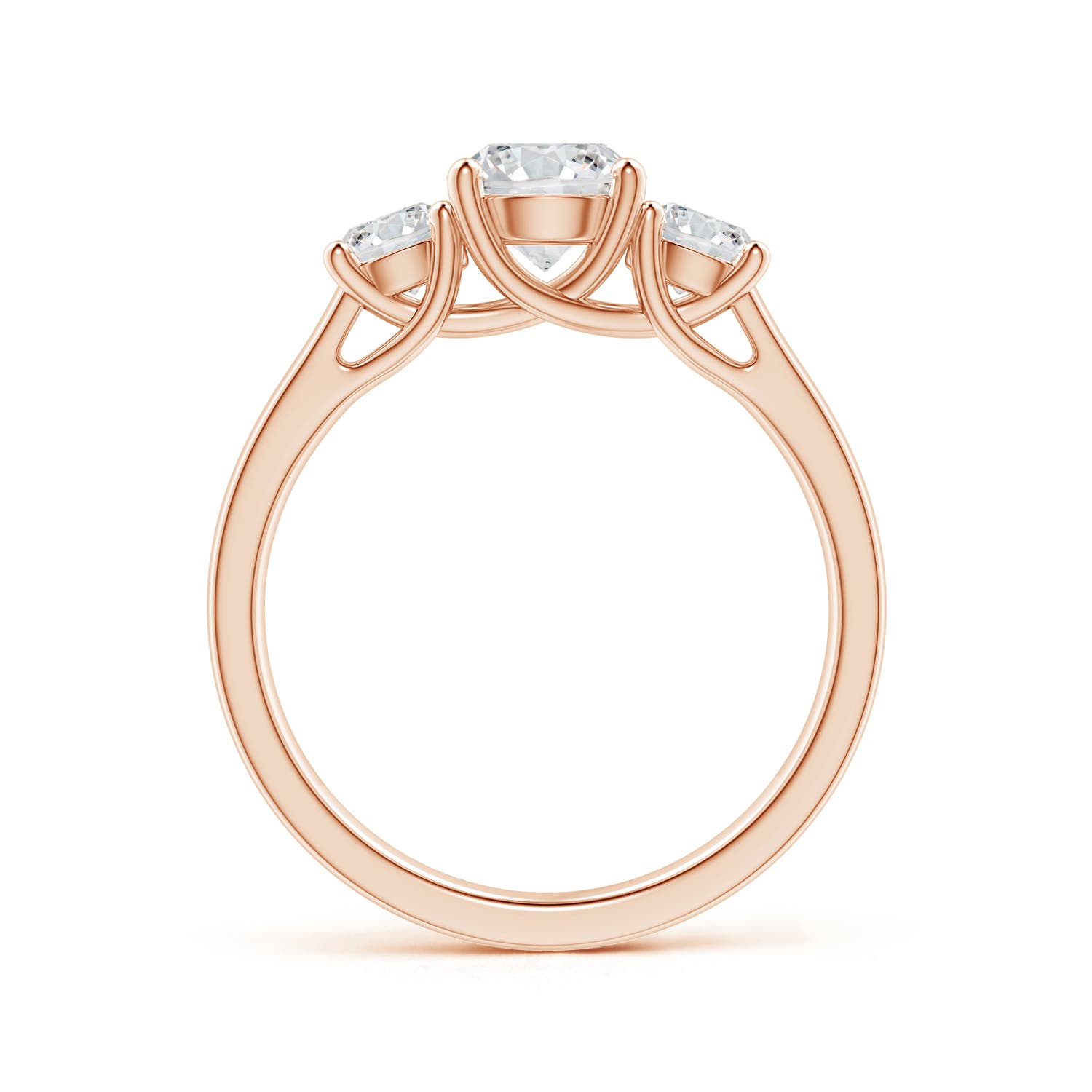 H, SI2 / 2.13 CT / 14 KT Rose Gold