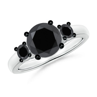 Round AA Enhanced Black Diamond