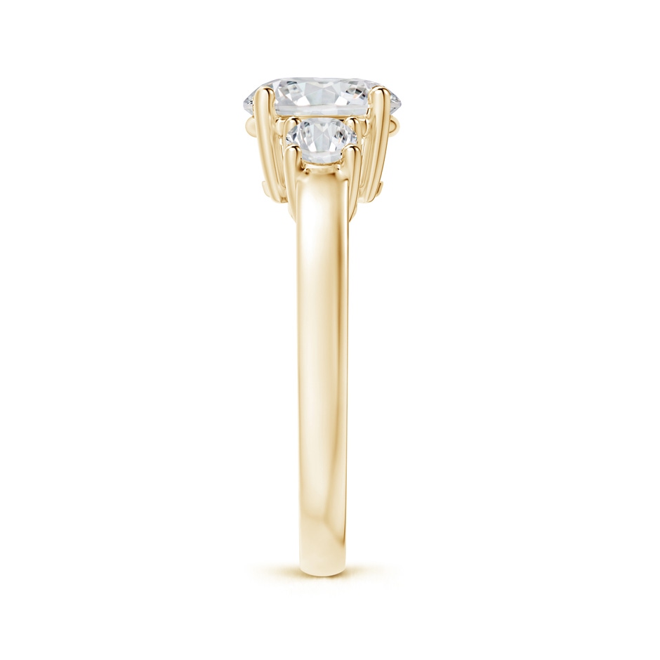 7.8mm HSI2 Round Diamond Three Stone Engagement Ring in 9K Yellow Gold side 299