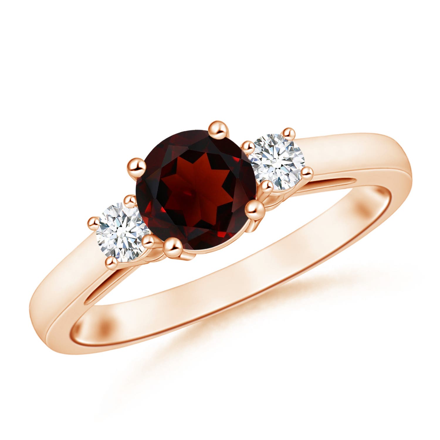 AA - Garnet / 1.21 CT / 14 KT Rose Gold