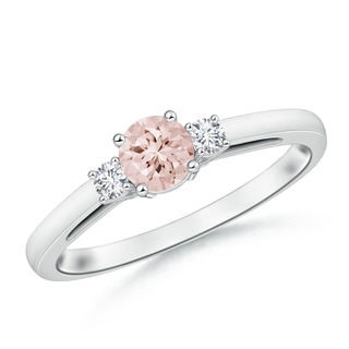 Round AA Morganite