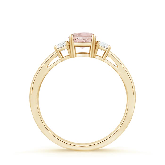 AA - Morganite / 0.51 CT / 14 KT Yellow Gold