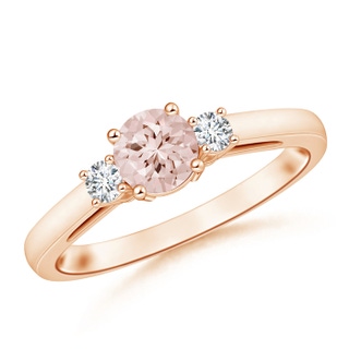 Round AA Morganite