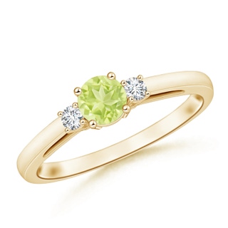 Round A Peridot
