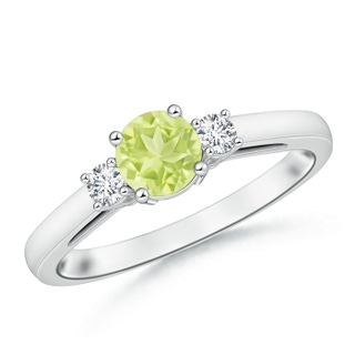 Round A Peridot