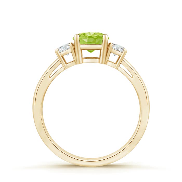 AA - Peridot / 1.16 CT / 14 KT Yellow Gold