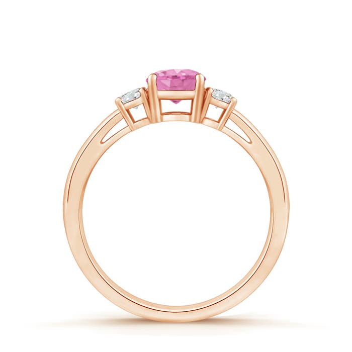 A - Pink Sapphire / 0.69 CT / 14 KT Rose Gold