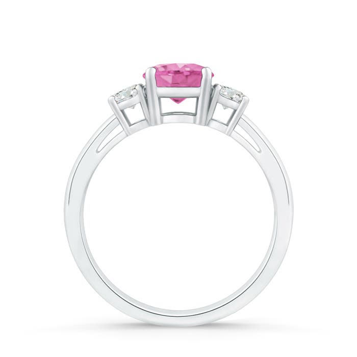 AA - Pink Sapphire / 1.21 CT / 14 KT White Gold