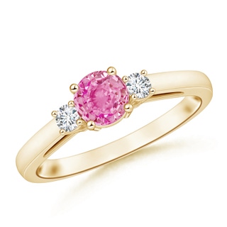 Round AA Pink Sapphire