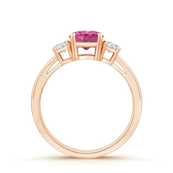 AAAA - Pink Sapphire / 1.21 CT / 14 KT Rose Gold