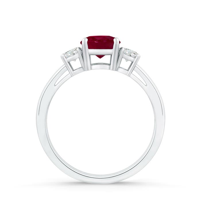 A - Ruby / 1.21 CT / 14 KT White Gold