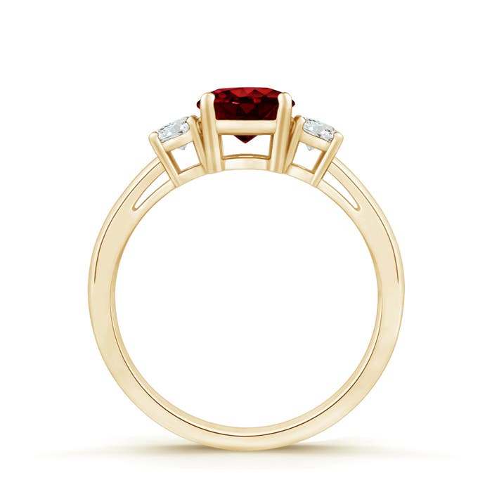 AAAA - Ruby / 1.21 CT / 14 KT Yellow Gold