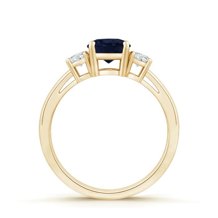 A - Blue Sapphire / 1.21 CT / 14 KT Yellow Gold